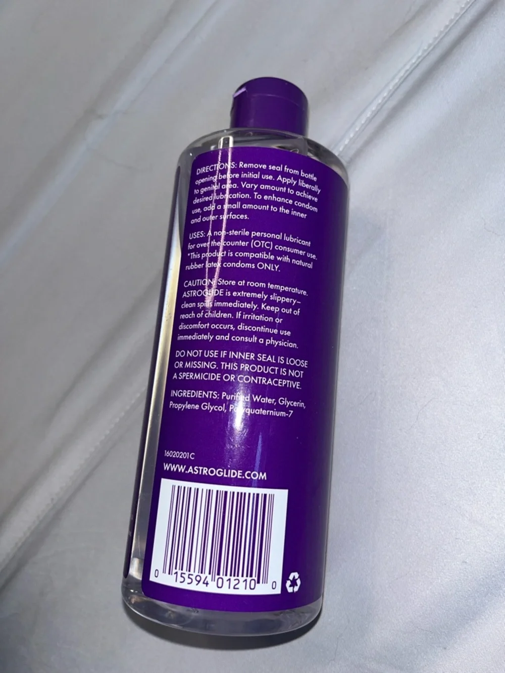 Water-Based Personal Lubricant - Purple